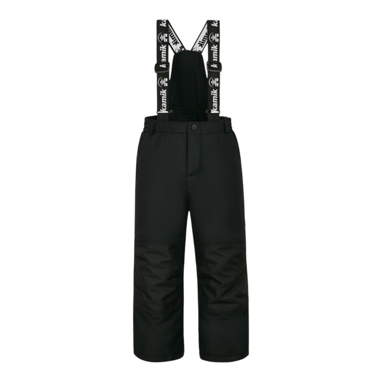 Kamik Winterhose Skihose Regan (Kantenschutz, abnehmbares Träger-/Latz-System) schwarz Kinder
